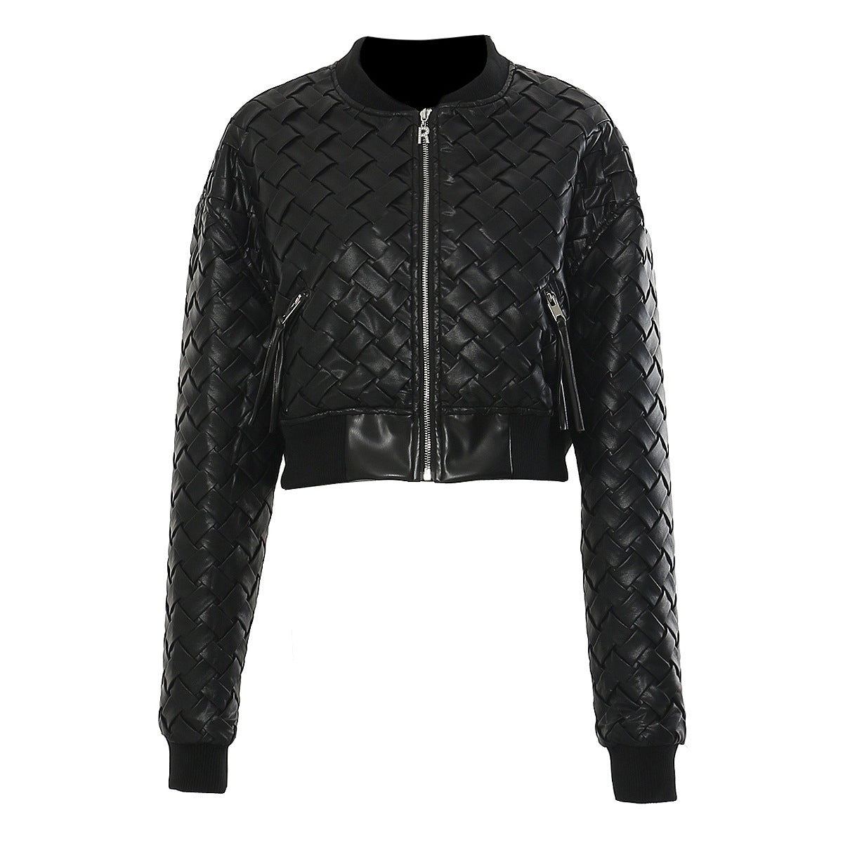 Kimmy faux leather bomber jacket REBECATHELABEL