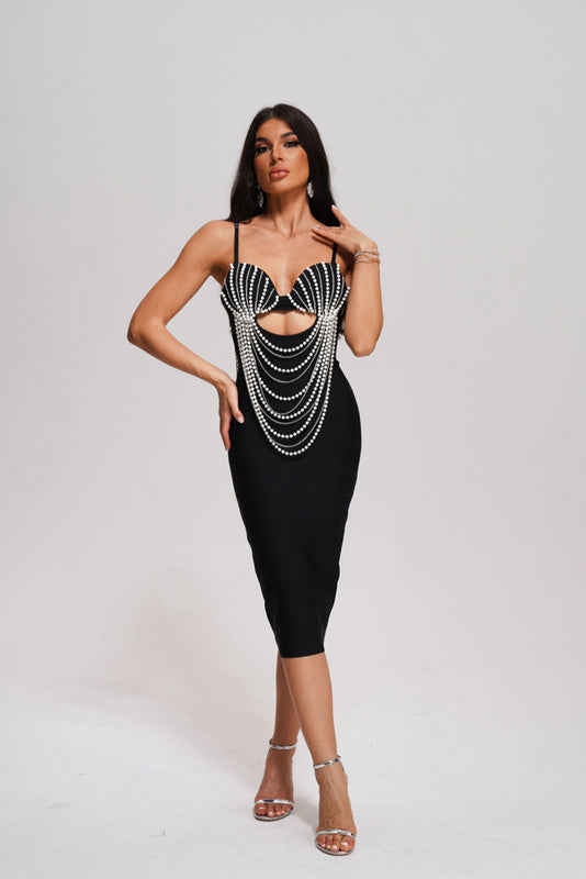 Kimora pearl dress REBECATHELABEL