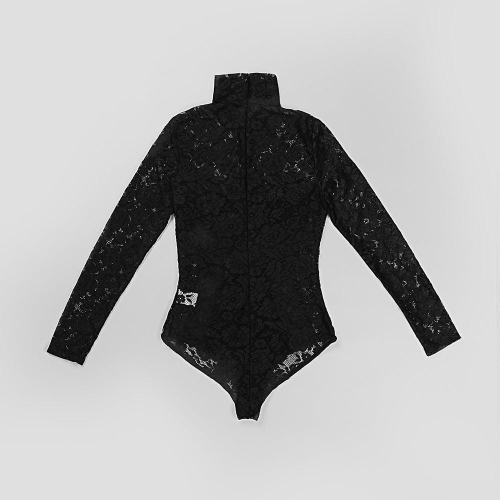 Lili Mesh Splicing Lace BodySuit REBECATHELABEL