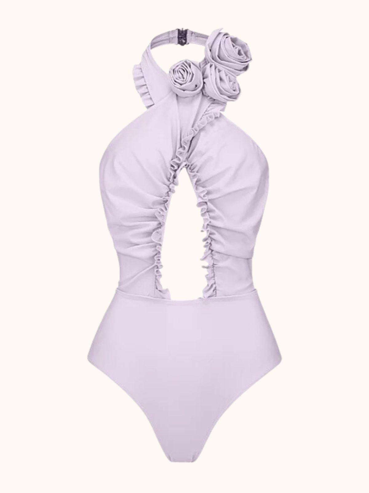 Lili Swimwear Two Piece Set In Lilac REBECATHELABEL