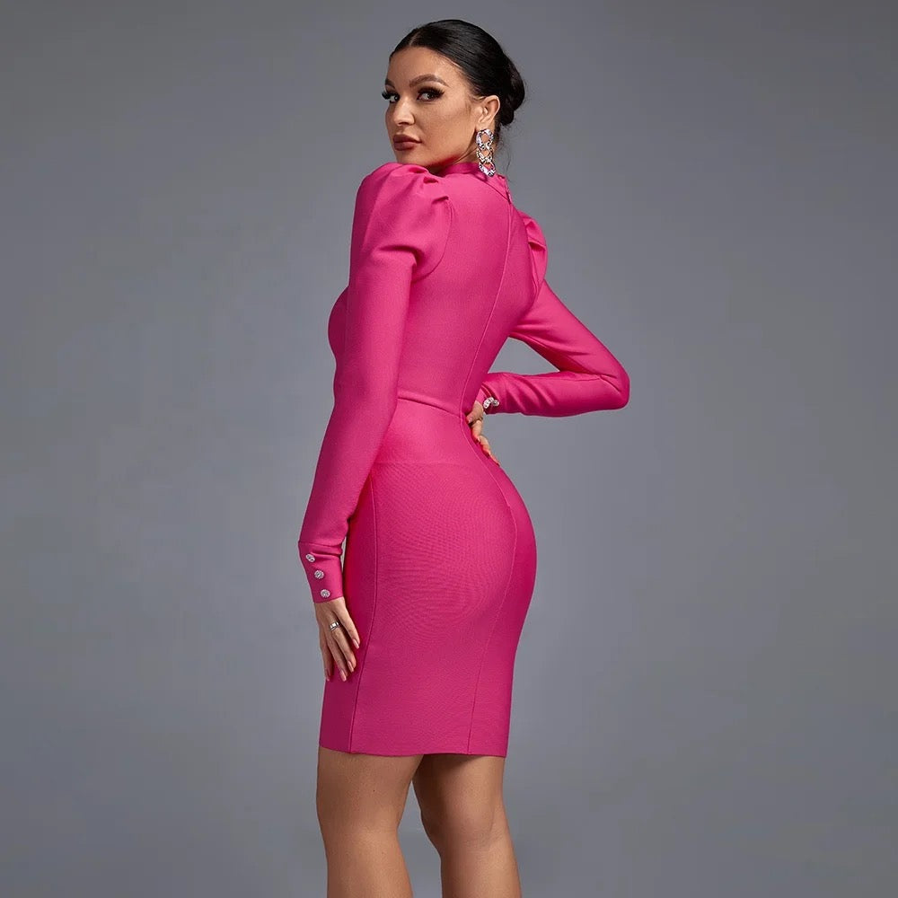 Malika bandage mini dress REBECATHELABEL