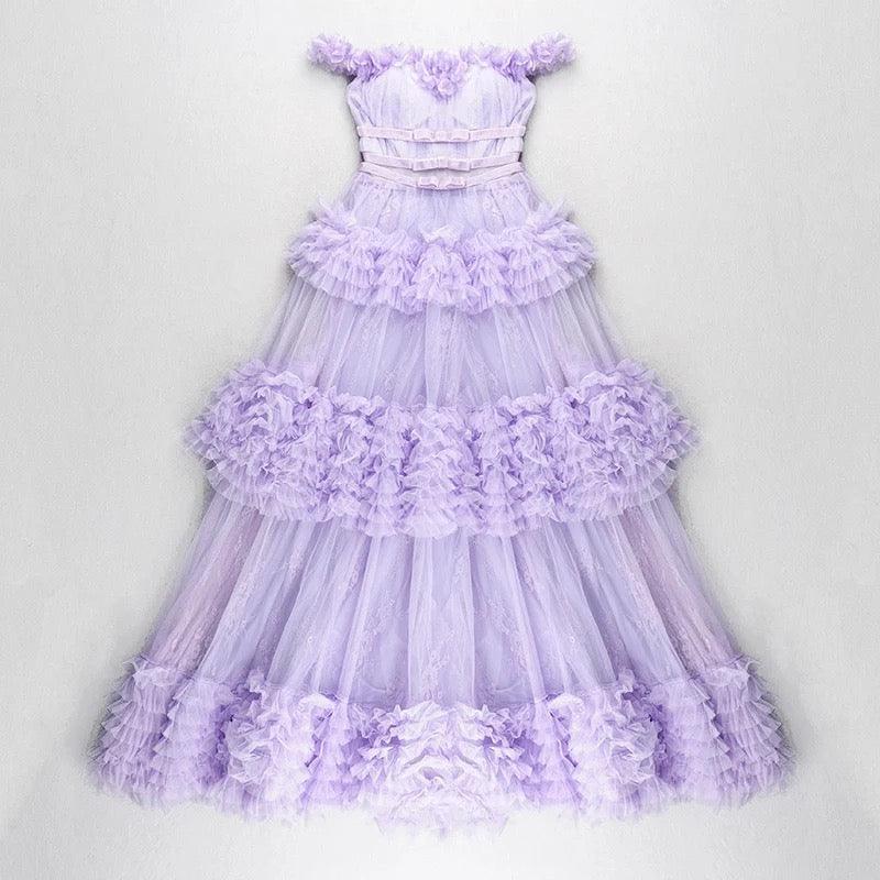 Meisha lavender skirt set REBECATHELABEL