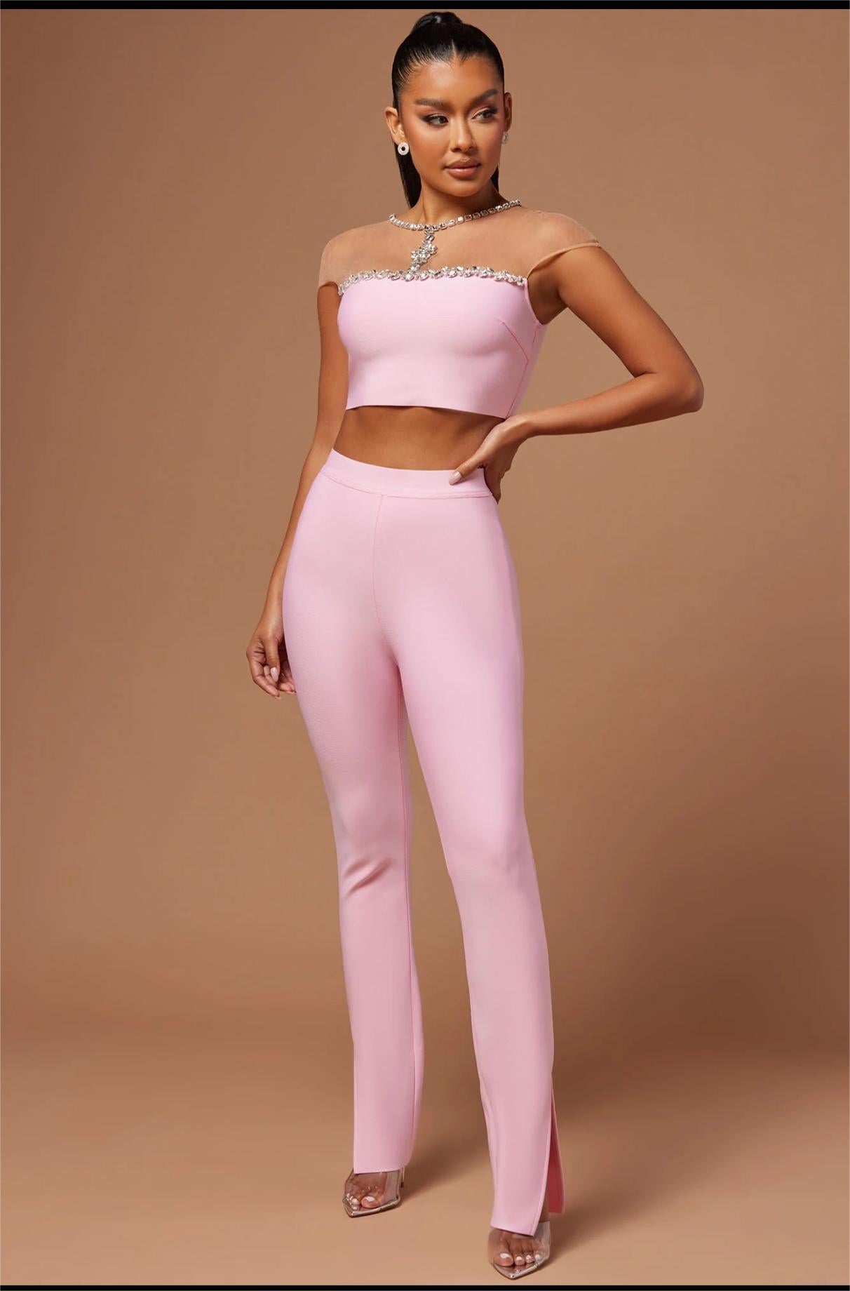 Molly bandage pant set REBECATHELABEL