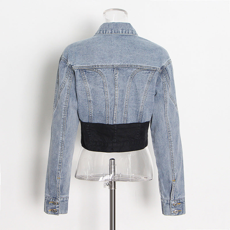 Motivated AF denim jacket REBECATHELABEL