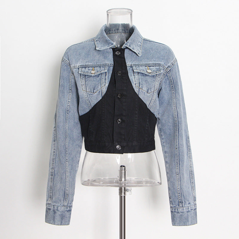 Motivated AF denim jacket REBECATHELABEL