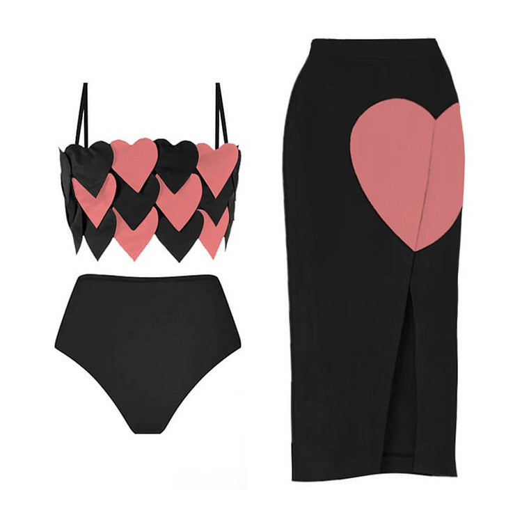 Three Piece Bikini Swimsuit