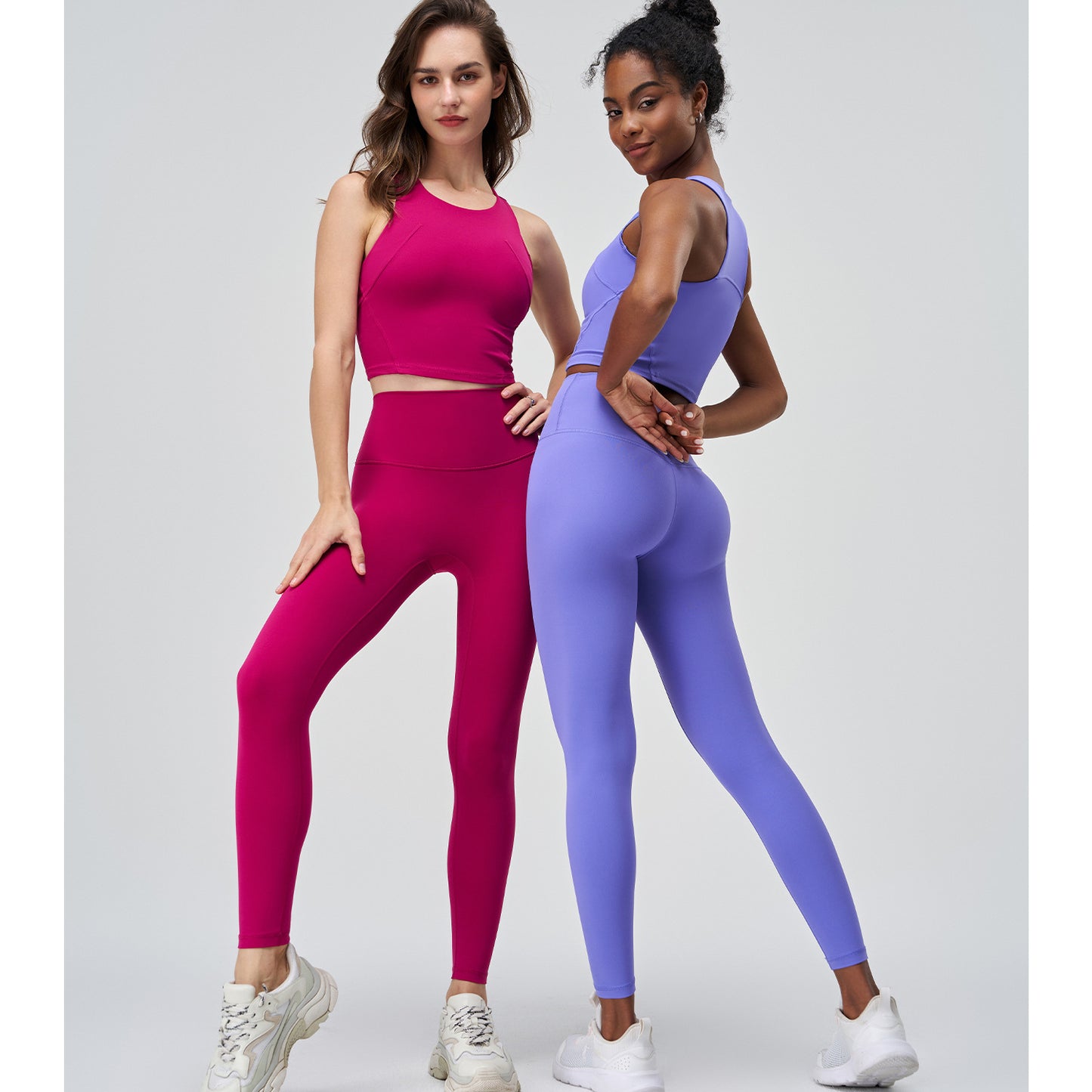 Yoga Suit High Elastic One Piece Workout Bra Hip Lift Quick Drying Yoga Pants Sports Two Piece Suit