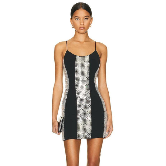 Oneri sequin mini dress REBECATHELABEL