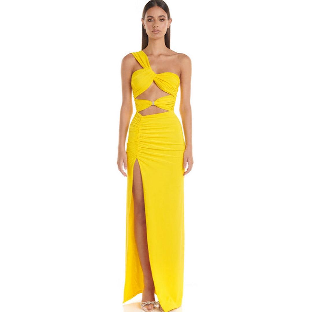 Riri floor length midi dress REBECATHELABEL