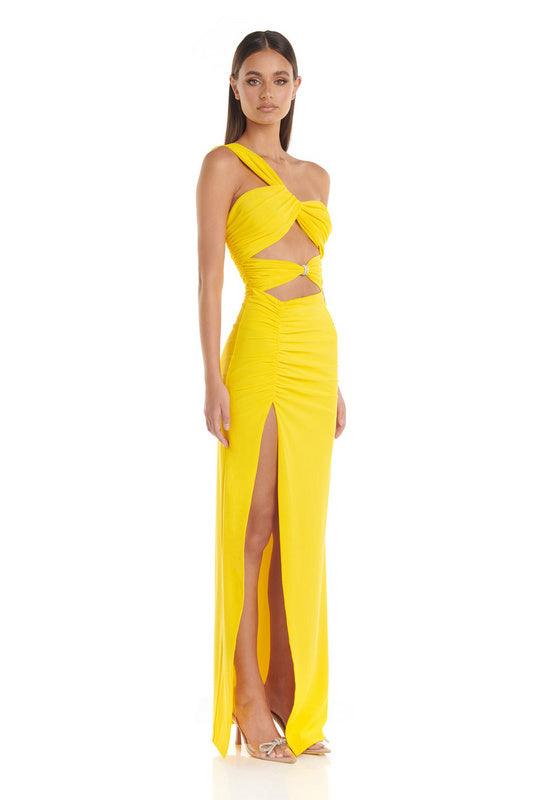 Riri floor length midi dress REBECATHELABEL