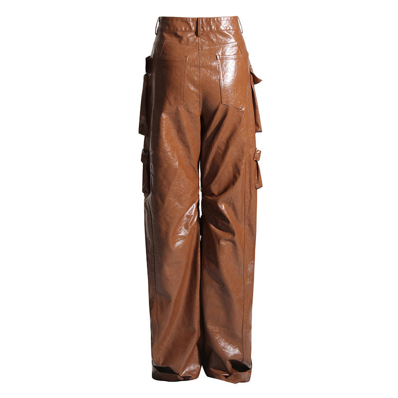 Rosy leather pants REBECATHELABEL