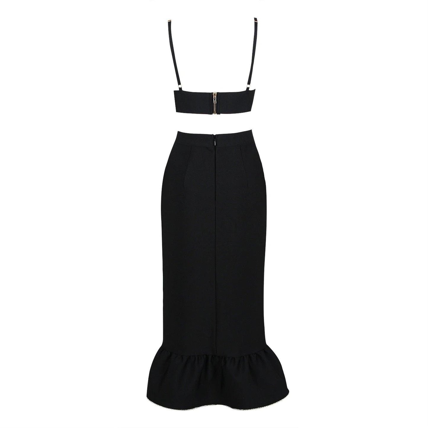 Sexy bow tie midi dress REBECATHELABEL