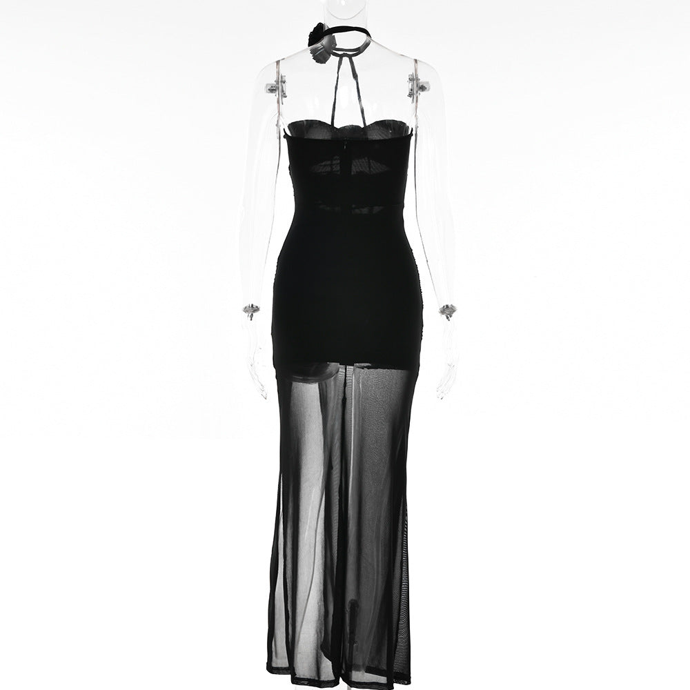 Side Slit Hollow Out Cutout out See through Dress High Split REBECATHELABEL