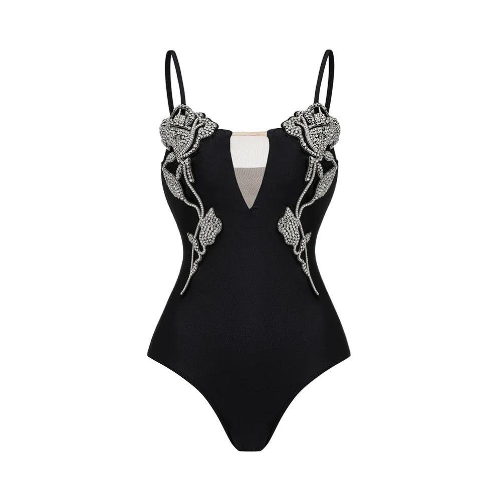 Tanya Crystal One Piece Swimsuit REBECATHELABEL