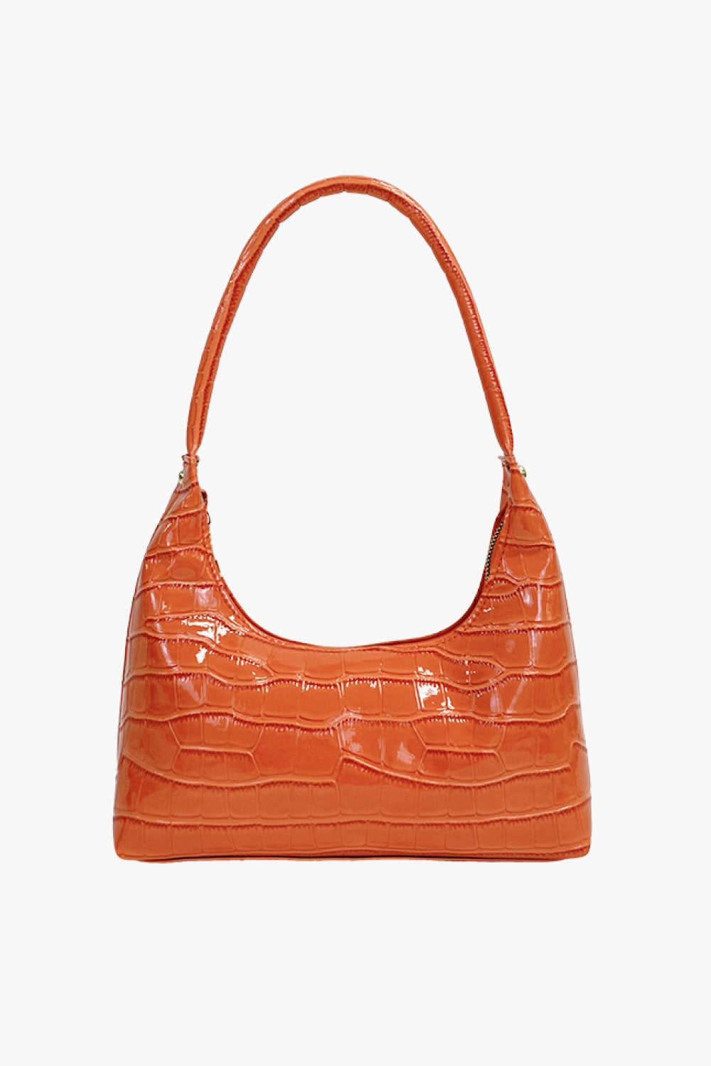 Textured PU Leather Shoulder Bag REBECATHELABEL