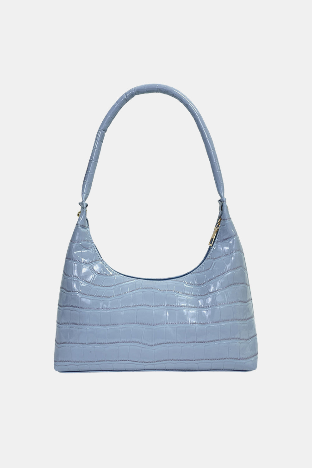 Textured PU Leather Shoulder Bag REBECATHELABEL