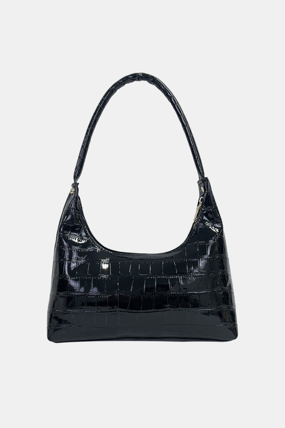 Textured PU Leather Shoulder Bag REBECATHELABEL