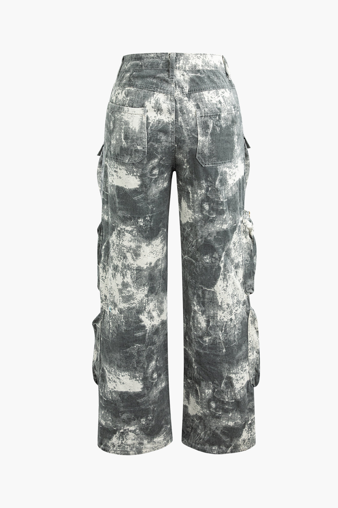 Tie Dye Multi Pocket Cargo Jeans REBECATHELABEL