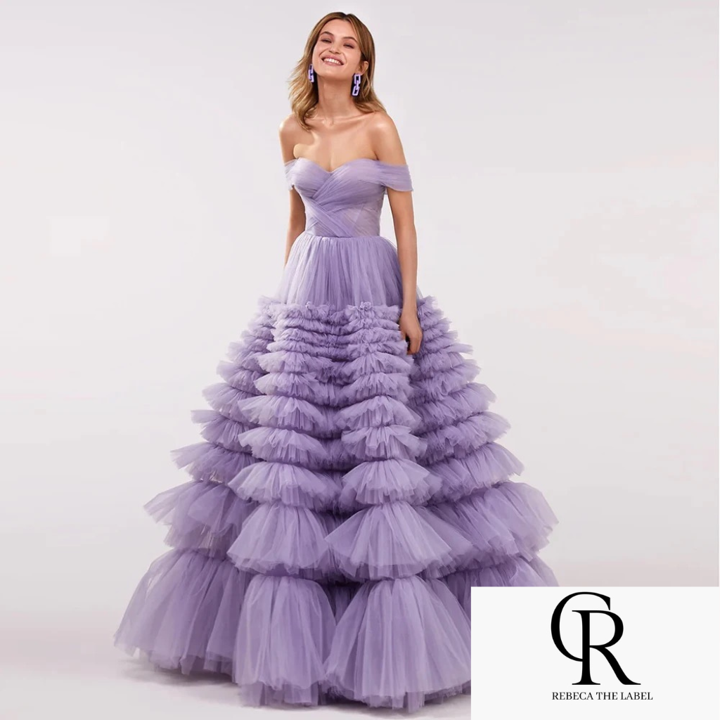 Ultra Puffy Prom Maxi Dress REBECATHELABEL