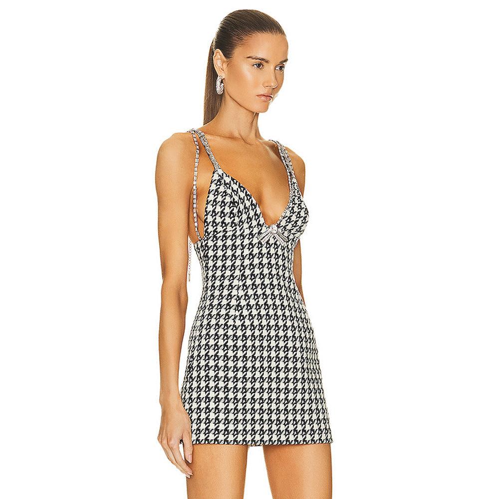 Wavy Honey mini dress REBECATHELABEL