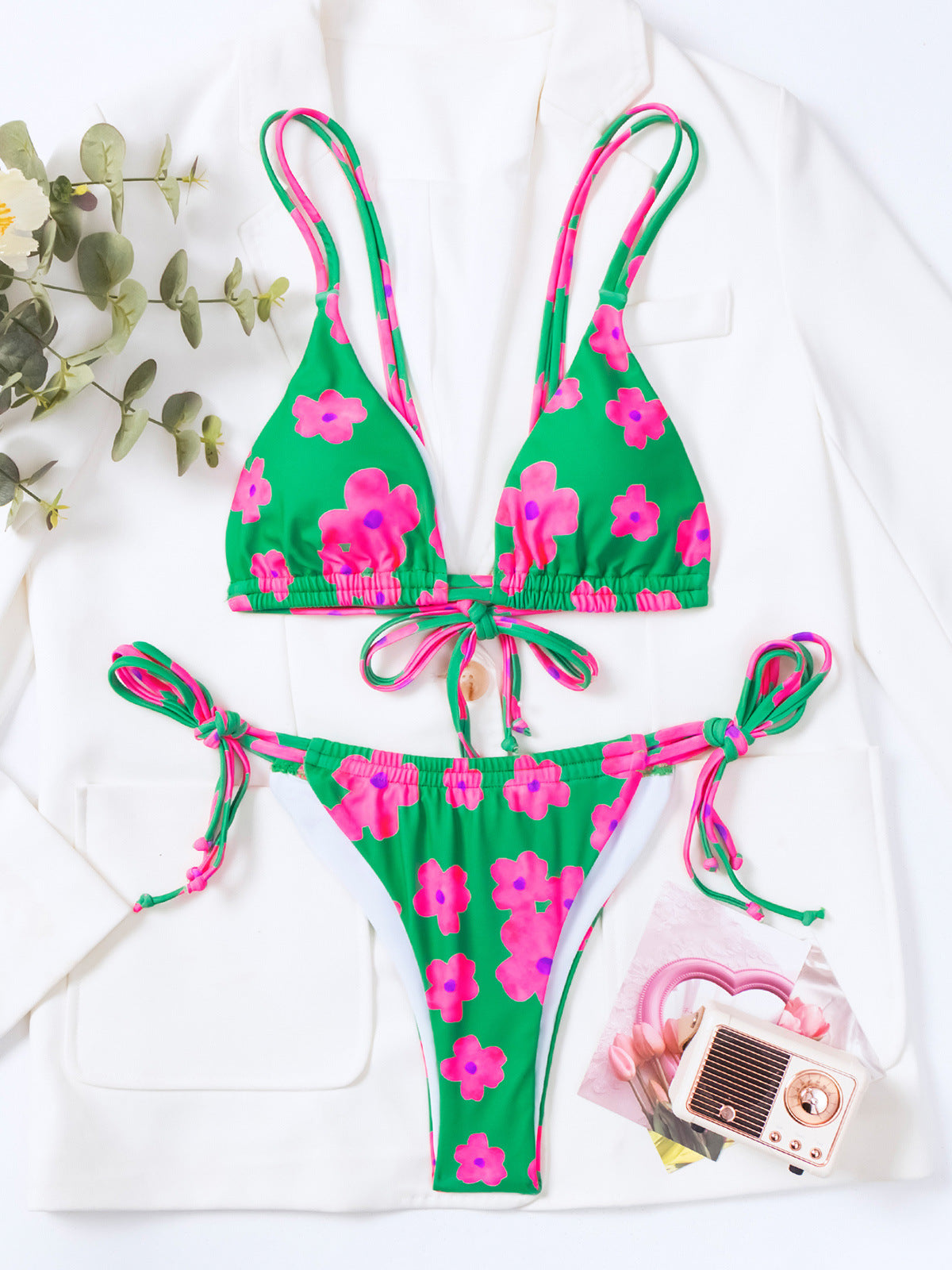 Bikini  Bikini Sexy Split  Swimsuit