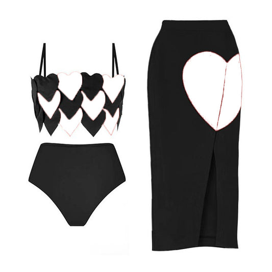 Three Piece Bikini Swimsuit